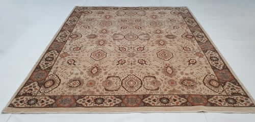 Rug#10189, modern weave Persian Heriz c.2000, immaculate, veg dyes, Nth west Persia, size 300x245 cm, RRP $11000, on special $4800 (2)