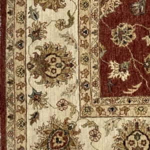 Rug# 11683, Custom made Agra carpet , 19th c Mogul Ziegler design, hand spun wool, natural veg-dyes, India, size 369x270 cm (3)