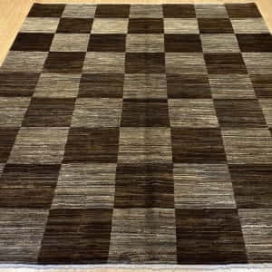 Rug# 23575, Afghan khodrang modern hand-knotted carpet, , size 238x191 cm (4)