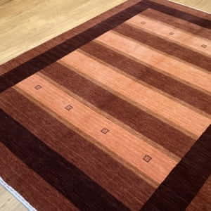 Rug# 23715, Indo modern hand-loom rug, , size 237x173 cm (4)