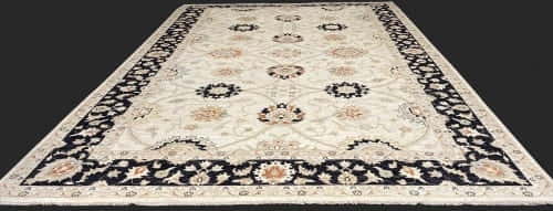 Rug# 24151, custom made quality, hand spun wool pile, vegetable dyes, 19th century Sultanabad Zieglar design, Pakistan, size 493x305 cm