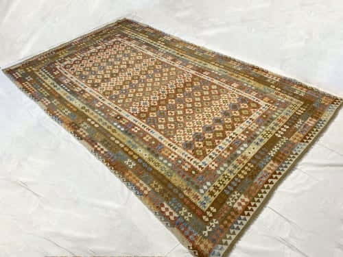 Rug# 24417, Superfine Afghan flatweave Kilim, modern design, veg dyes, size 503x310 cm, RRP $4700, on special $1880 (3)