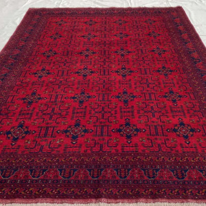 Rug# 25060, Ersari weave Afghan Kondooz, hand wool pile, size 353x246 cm (2)