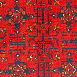 Rug# 25060, Ersari weave Afghan Kondooz, hand wool pile, size 353x246 cm (4)