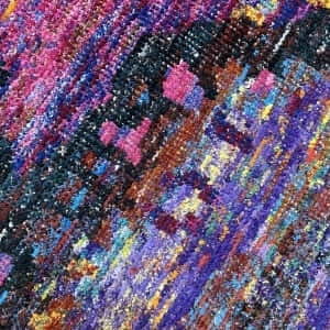 Rug# 30145, full Sari-silk pile designer rug, Abstrak design, rare, size 230x160 cm (3)