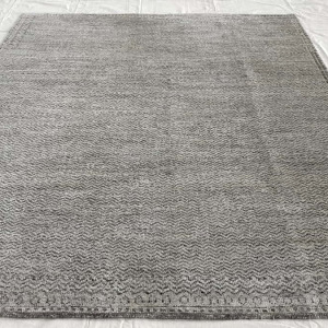 Rug# 30403, Tibitan weave Himalayan modern design rug, inspired by mid century Scandinavian rugs , hand spun wool, India, size 300x245 cm (2)