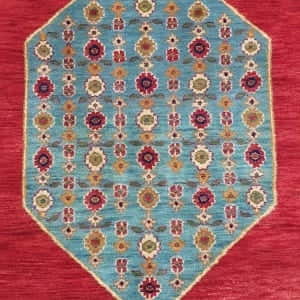 Rug# 30536, New weave, antique Mogul tree of life design, luri-baft quality, Amritsar, India, very durable, size 228x140 (3)
