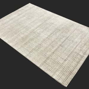 Rug# 30935, Mid century modern design, wool and bamboo silk, hand tuffted, size 180x120 cm (2)