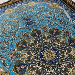 Rug# 7288A, Superfine Caspian silk Qum, circa 2000, 1000,000 KPSQM Persia, signed, size 163x100 cm (3)