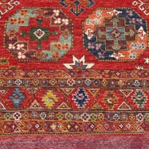 Rug# 25508, Ersari weave Afghan Turkaman, Vegetable dyes, size 208x153 cm (2)