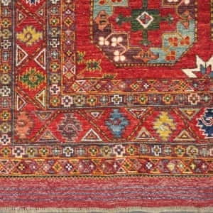 Rug# 25508, Ersari weave Afghan Turkaman, Vegetable dyes, size 208x153 cm (3)