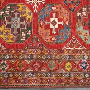 Rug# 25508, Ersari weave Afghan Turkaman, Vegetable dyes, size 208x153 cm (4)