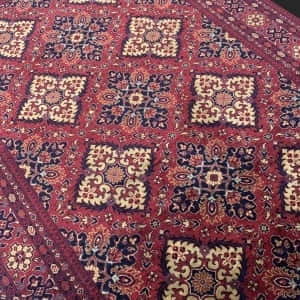 Rug# 26157, Afghan Ersari weave, inspired by antique Ensi rug designs, fine wool pile, Size 292x201 cm RRP $5300