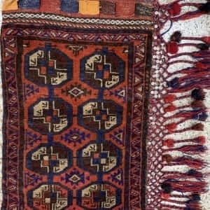 Rug# 26163, vintage Afghan Torbeh or Grain-bag, Balouchi nomadic weave, Size 75x50 cm