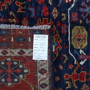 Rug# 26198 Very fine Afghan Turkaman weave, inspired by 19th c Qashqai design, HSW, Veg dyes, size 200x153 cm (5)