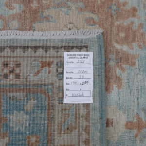 Rug# 26200 Afghan Turkaman weave, inspired by 19th c Ushak design, HSW, Veg dyes, size 209x144 cm (5)