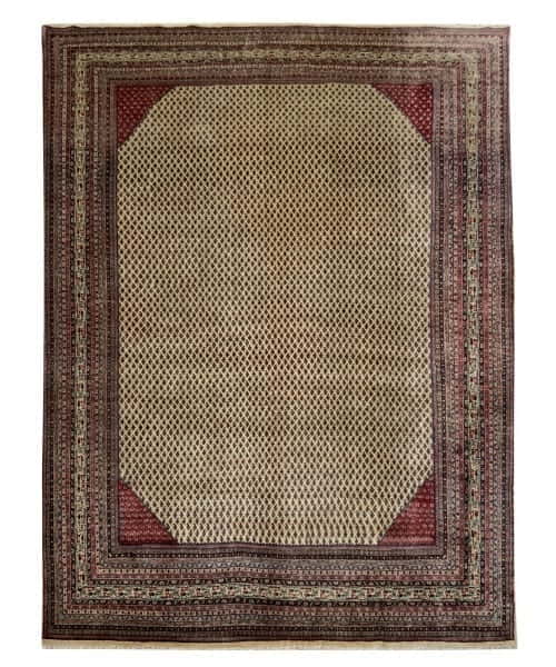 Rug# 10005, Sarouk Mir, circa 1950, all over paisley, Sultanabad or Arak province, Persia, size 401x310 cm (2)