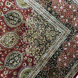 #23791 , Suerfine pure silk on silk Kashmir carpet, 1 million knots per sq.m , size 379x273 cm (2)