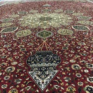 #23791 , Suerfine pure silk on silk Kashmir carpet, 1 million knots per sq.m , size 379x273 cm (3)