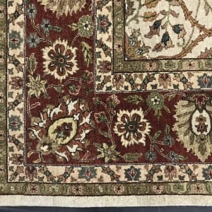 #30179 Superfine Indo Haji-Jalili carpet 14x14 knots in inch, hand spun wool pile, jaipur, India, size 421x300 cm (5)