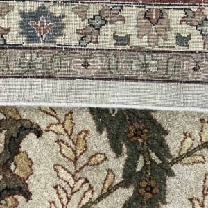 #30179 Superfine Indo Haji-Jalili carpet 14x14 knots in inch, hand spun wool pile, jaipur, India, size 421x300 cm (7)