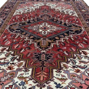 Rug# 10134, Old Heriz , c. 1960, immaculate condition, cottage weave, Eastern Azarbaiejan region, Persia, size 297x205 cm (5)