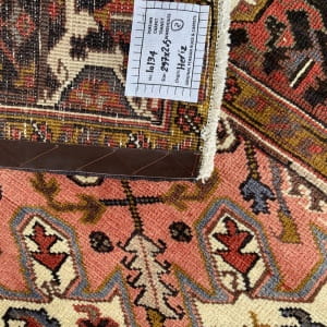 Rug# 10134, Old Heriz , c. 1960, immaculate condition, cottage weave, Eastern Azarbaiejan region, Persia, size 297x205 cm, RRP $3900, special $1870