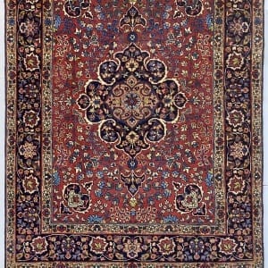 Rug# 10157, Antique Khoy-Tabriz, one of a pair, rare, immaculate, Persia, size 177x133 cm (7)