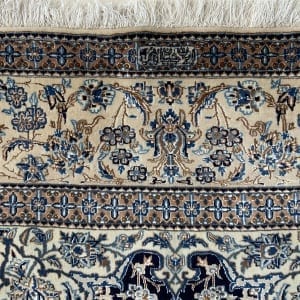 Rug# 10166, 6LA Nain , c.1970 wool & silk pile, 900k KPSQM, immaculate, Persia, size 330x218 cm (4)