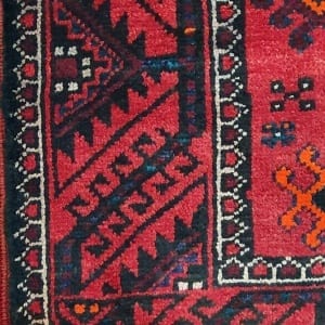 Rug# 4285, vintage bedding cover Balouch, c.1950, Galleria Rug, Persia, size 390x160 cm, RRP $4000, on special $1200 (4)