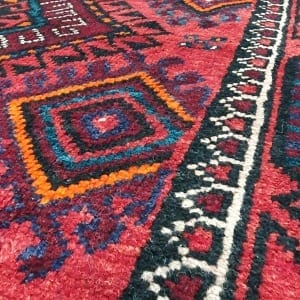 Rug# 4285, vintage bedding cover Balouch, c.1950, Galleria Rug, Persia, size 390x160 cm, RRP $4000, on special $1200 (6)