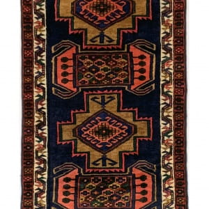 Lot# 49, Luri , c. 1950, immaculate condition, cottage weave, Olad clan, West Persia, size 370x106 cm
