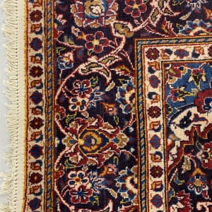 Lot# 61, old Kashan, c.1960, Kork wool pile, grade 2 quality, Persia, size 222x139 cm (4)