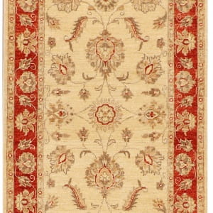 Lot 46, Afghan Turkaman Chobrang or vegetable dyes, famous 19th c Ziegler inspired, handspun Qazni wool pile, size 288x77 cm (1)