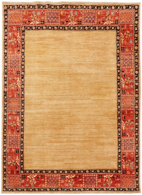 Rug# 26282, Afghan Turkaman,19th c Zigler inspired, Size 199x145 cm