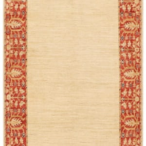 Rug# 26287, Afghan Turkaman,19th c Zigler inspired, Size 385x91 cm (5)