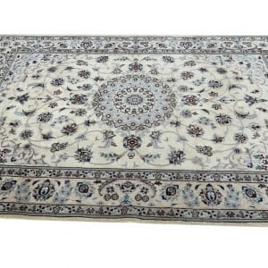 Rug# 10065, Superfine 9LA Nain , c.1970, Shahabbassi design, wool & silk pile, Pahlavi era, 600k KPSQM, Persia, size 290x198 cm (4)
