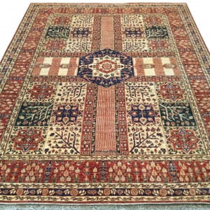 Rug# 26360, Afghan Turkaman weave, Vegetable dyes, size 354 x 270