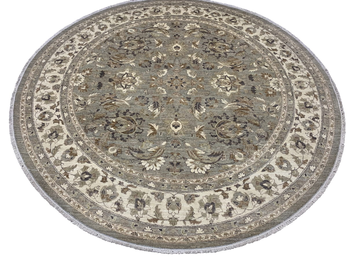 Afghan Turkaman Round-Carpet 245x245cm