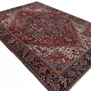 Rug# 10008, Vintage Heriz , c. 1940, immaculate condition, cottage weave, Eastern Azarbaiejan region, Persia, size 385x258 cm (3)