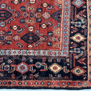 Rug# 10044, trible Seneh, circa 1950, Kurdistan, Takpood weave, Persia, size 400x120 cm (6)