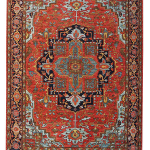Rug# 26343, Reweave of a 19th Serapi Heriz design , vegetable dyes, Afghanistan, 366x272 cm (2)