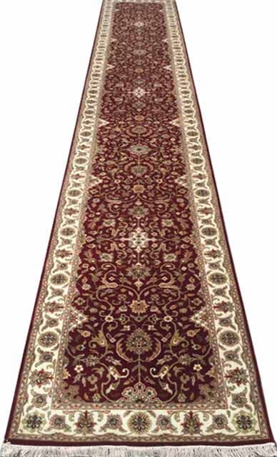 Rug# 30234, Superfine Hand knotted Jaipur, NZ wool pile, 1414 quality, 505x79 cm (3)