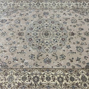 Rug# 10336, Superb Nain , 6LA quality, wool & silk pile, 1M kpsqm, collectable, Persia, size 258x160 cm (4)
