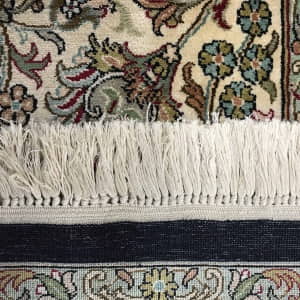 #23790 Suerfine pure silk on silk Kashmir, 1m knots per sq.m , size 378x278 cm RRP $50,000 , Special $18000 (5)