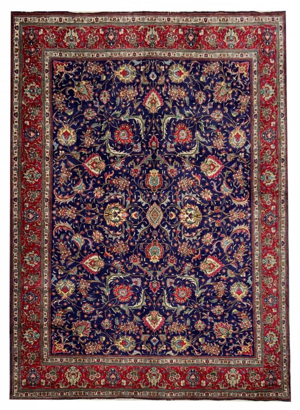 Hand-knotted Tabriz 394x297cm