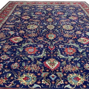 Rug# 10264, Tabriz , circa 1950, Safavid all over floral design, wool pile, 350,000 KPSQM, Persia,, size 394x297 cm (4)