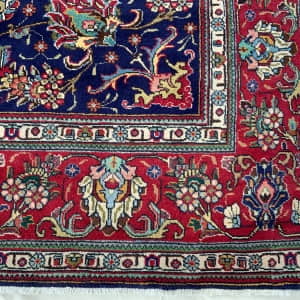 Rug# 10264, Tabriz , circa 1950, Safavid all over floral design, wool pile, 350,000 KPSQM, Persia,, size 394x297 cm (5)