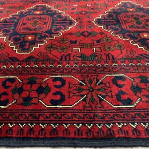 Rug# 26396. Ersari Turkaman, Garden design, woven by women artisans, HSW, Veg dyes, Size 117x82 cm (3)