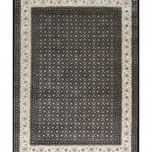 Rug# 31081, New weave Jaipur carpet in all over Herati or Mahi design, fine NZ wool & silk inlay, 400,000 asymmetrical knots, size 302x201 cm (1)